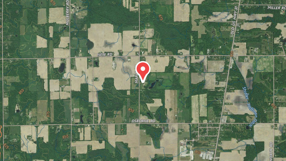 Map of Maple Lane Hunting Preserve