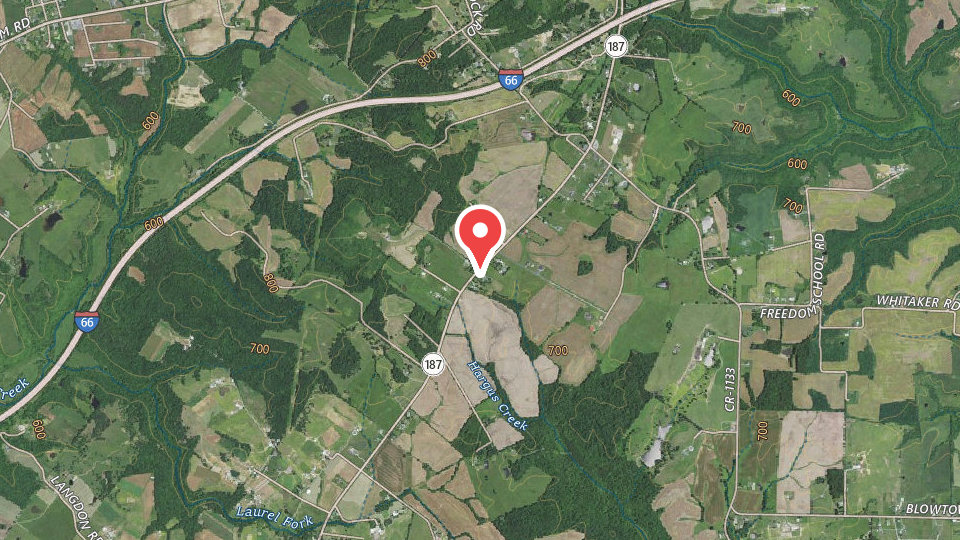 Map of Highland Farms Hunting Preserve