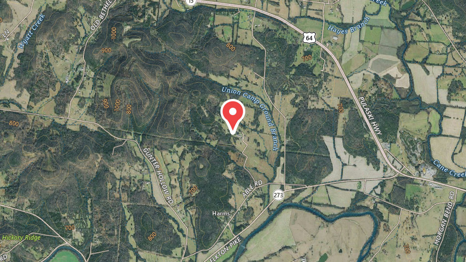 Map of Craig Game Preserve