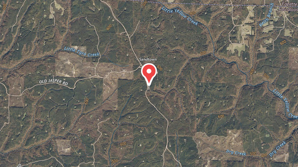 Map of Twin Creek Hunting Club