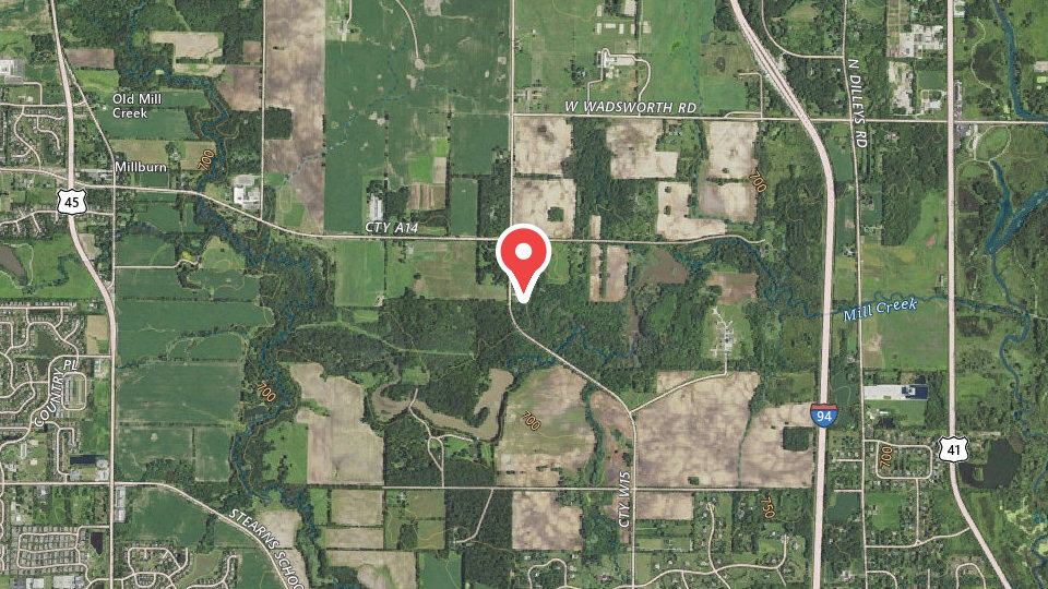 Map of Mill Creek Hunt Club