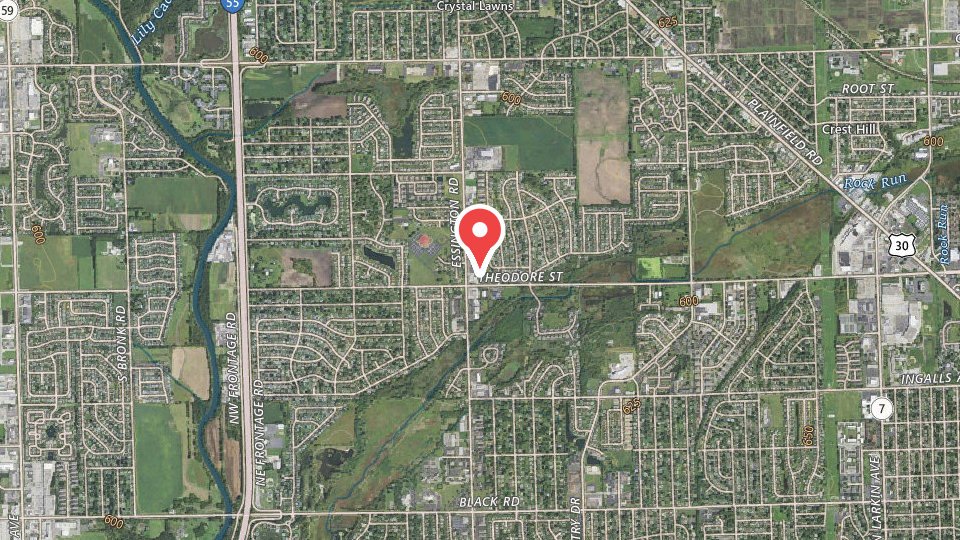 Map of Joliet Nordic Ski Club