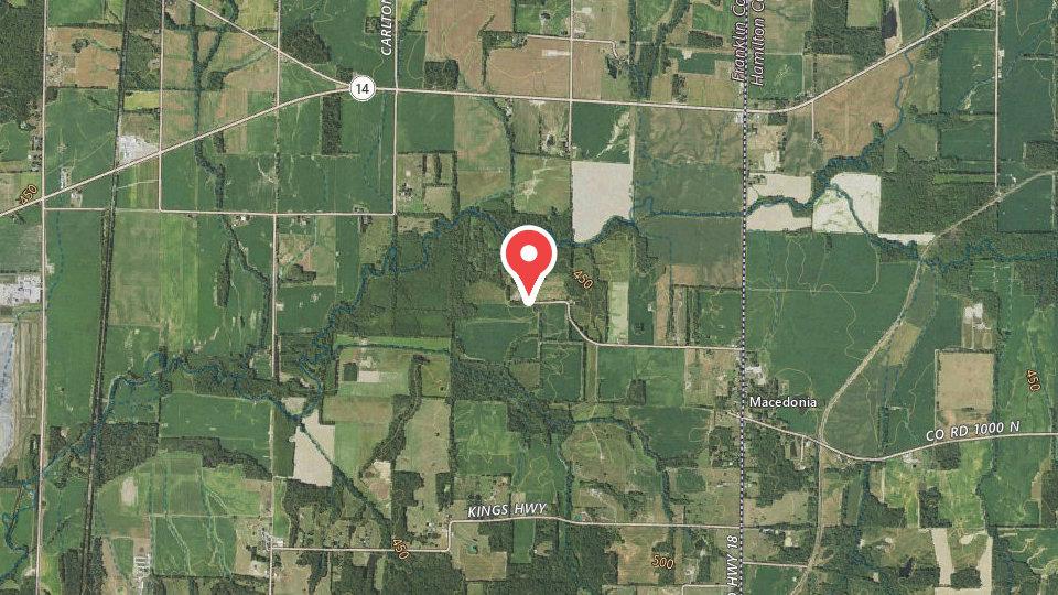 Map of Macedonia Game Preserve