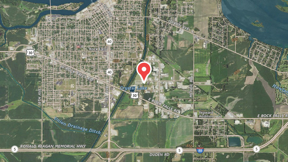 Map of Crystal Lake RV Park