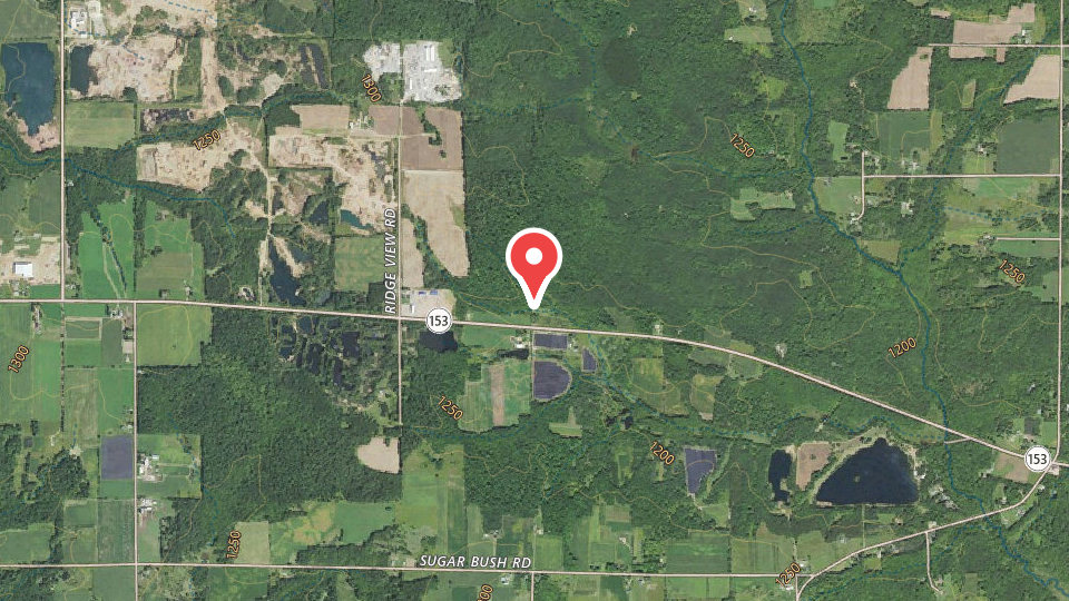 Map of Burma County Forest ATV Trail