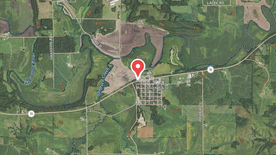 Map of South Wayne ATV Park