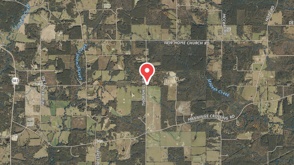Map of Thornhill Shooting Preserve