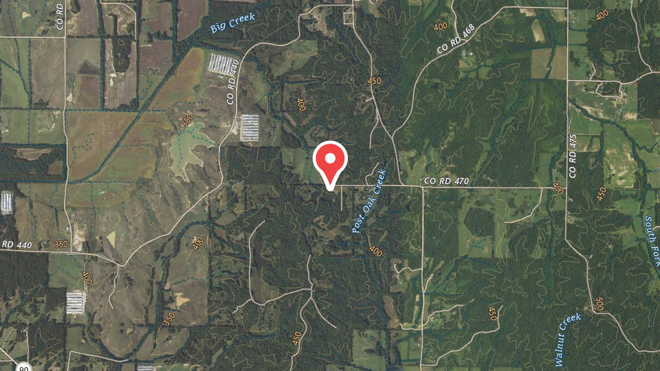 Map of Liberty Hill Outfitters