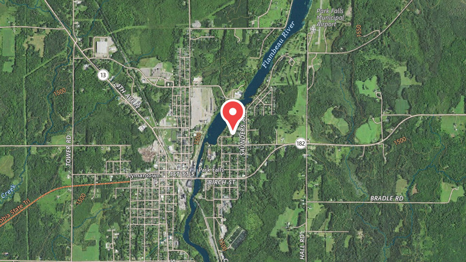 Map of Flambeau Motorized Trail