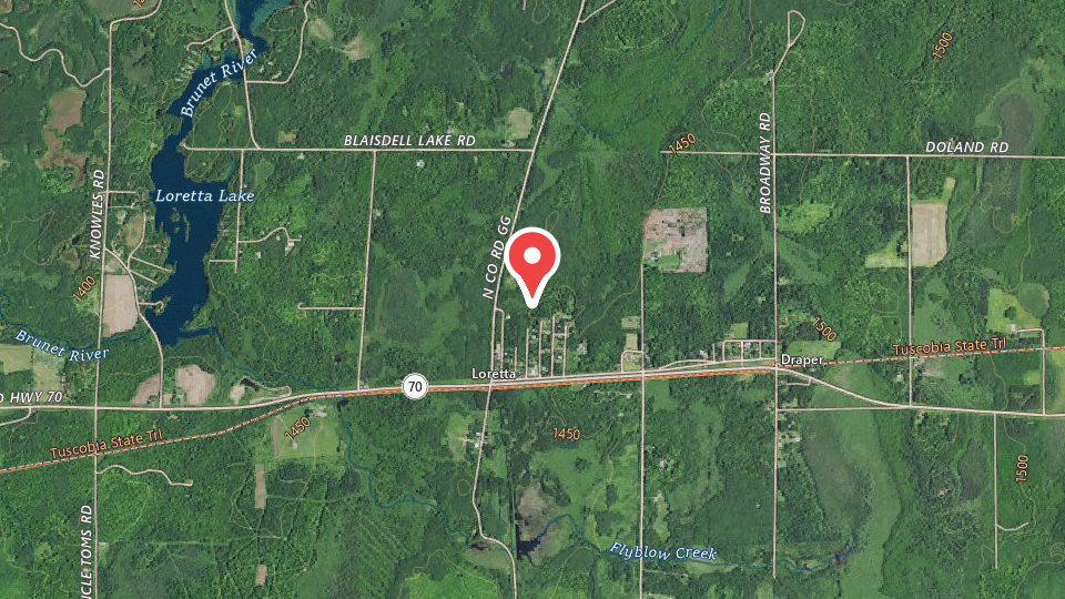 Map of Dead Horse Run Motorized Trail