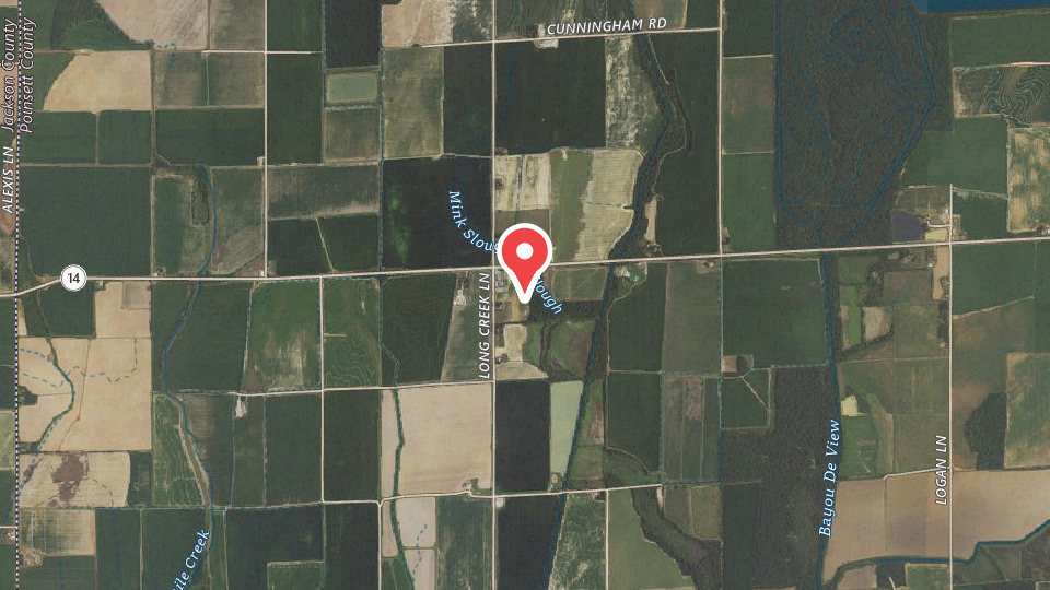 Map of Whispering Oaks Hunting Club