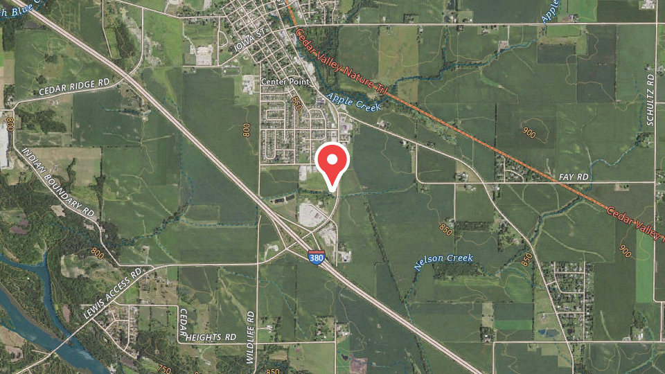 Map of Lewis Access Outfitters