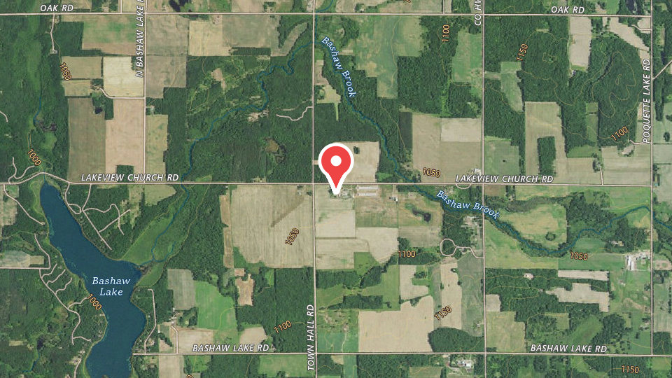 Map of Smokin' Gun Hunting Ranch