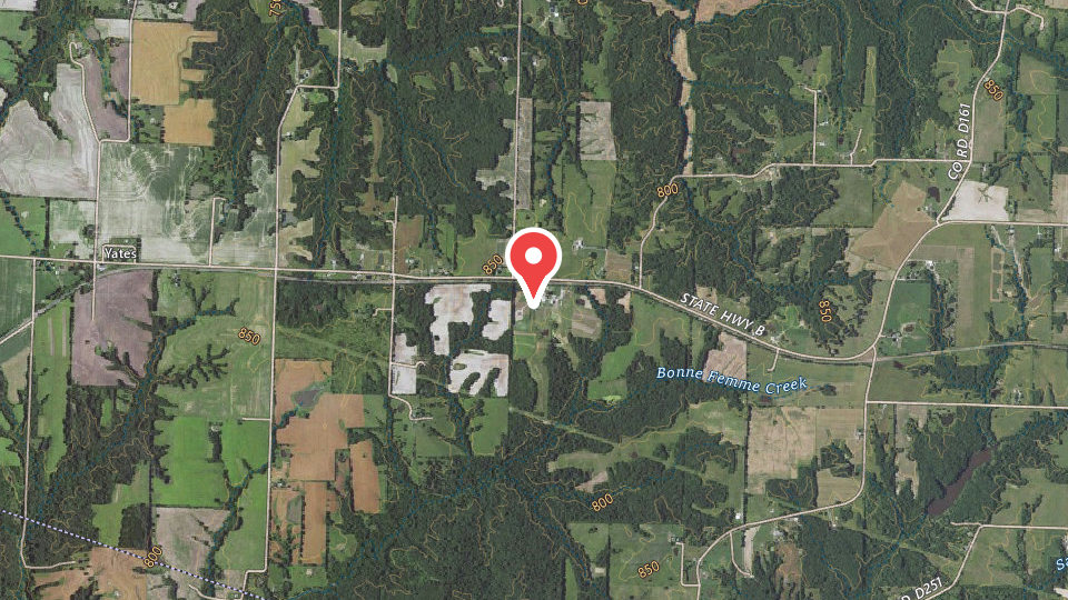 Map of Heggemeier Game Farm & Kennels