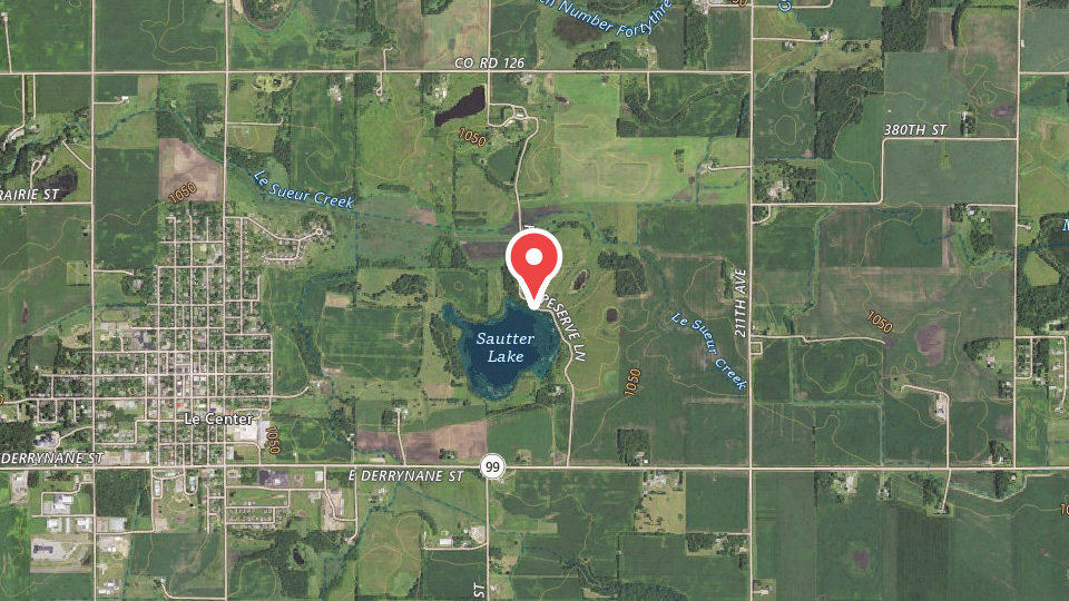 Map of Hunting Preserve Lane