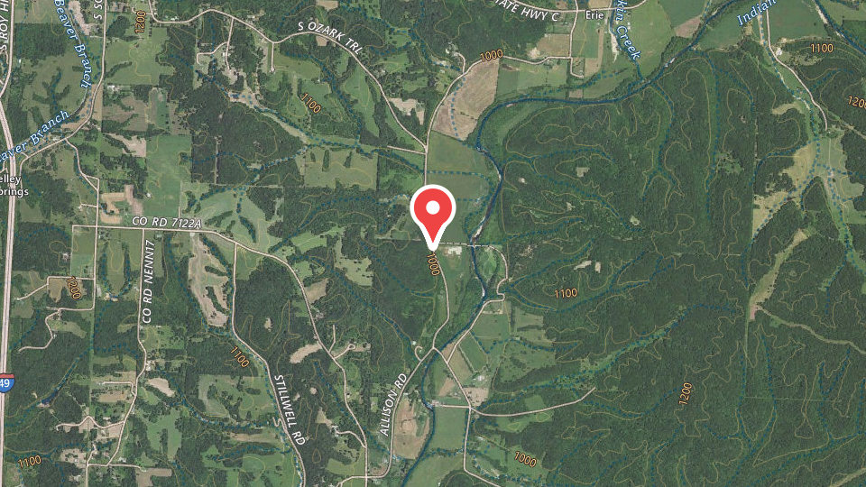 Map of Indian Creek Outfitters