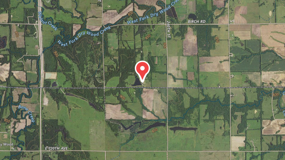 Map of T & C Hunt Club