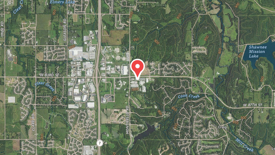Map of Outdoor Outfitters Group