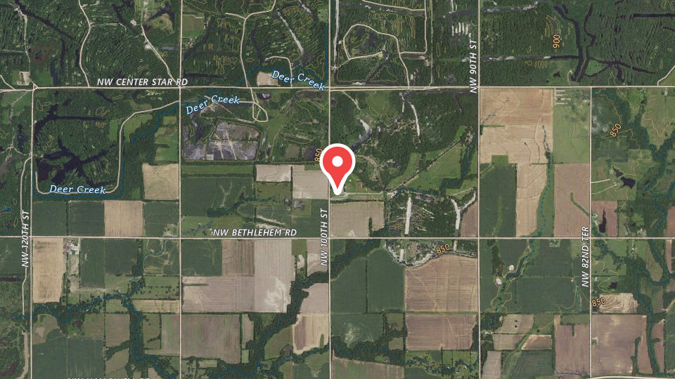 Map of Claythorne Lodge