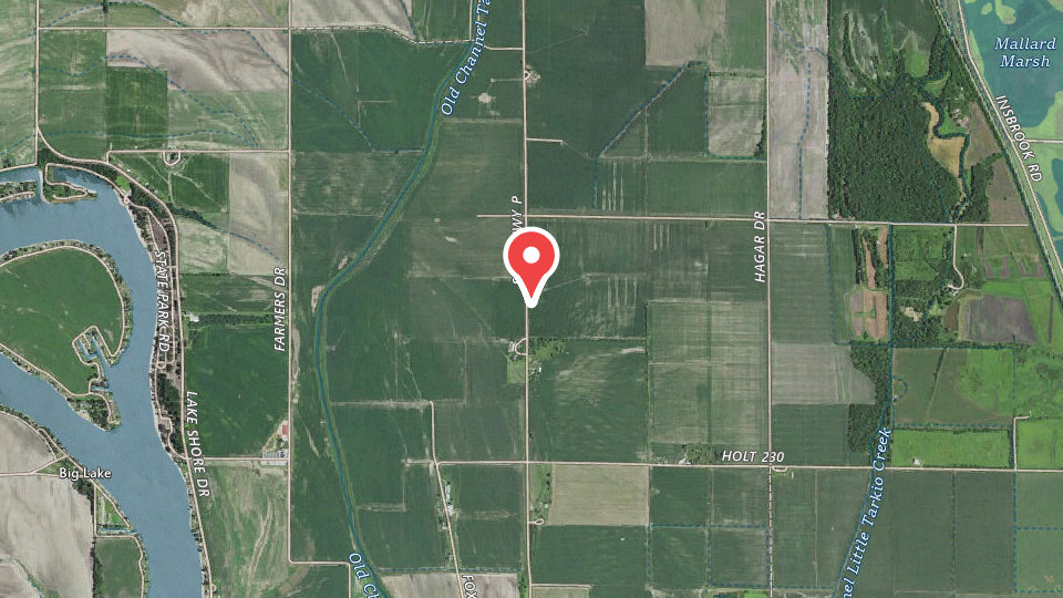 Map of Squaw Creek Hunt Club & Guide Service