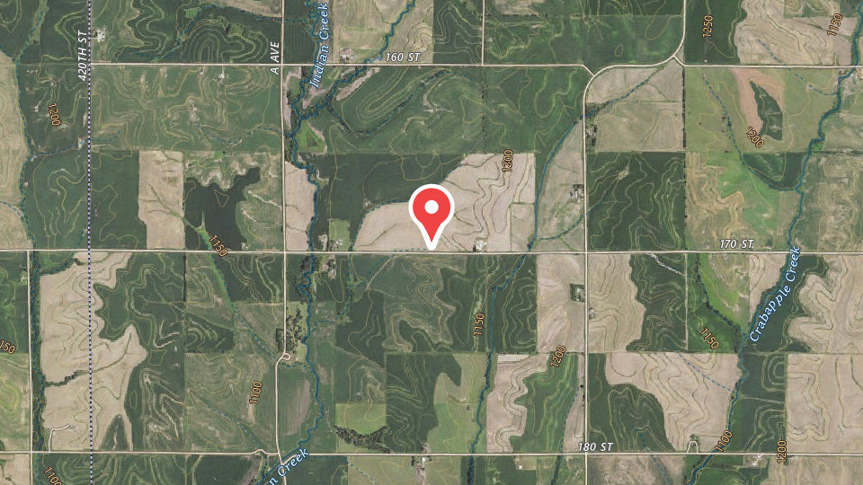 Map of Rooster Ridge Preserve