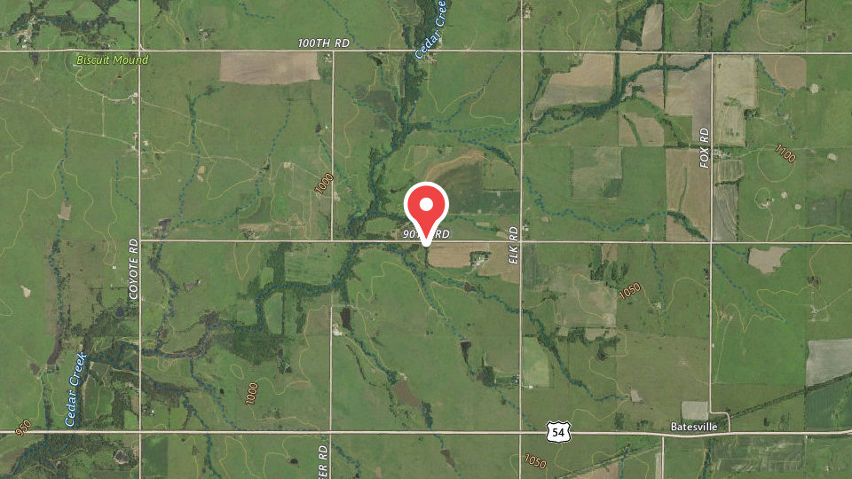 Map of Lone Pine Hunting Preserve
