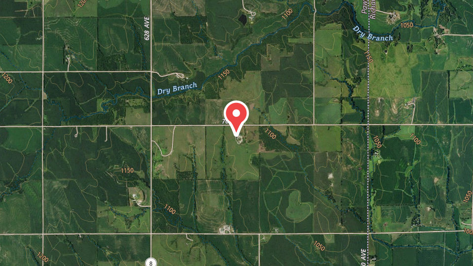 Map of Osage Outfitters