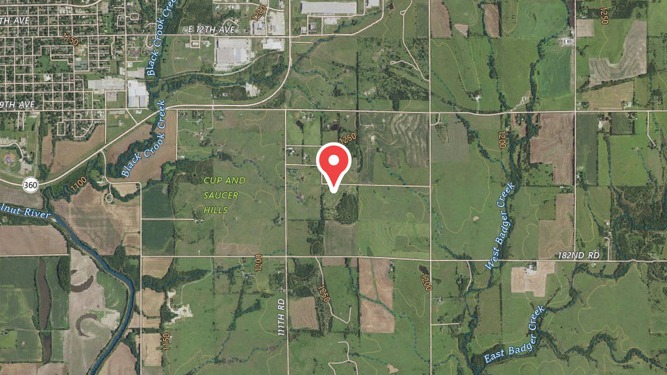 Map of Platter Hill Motocross Park