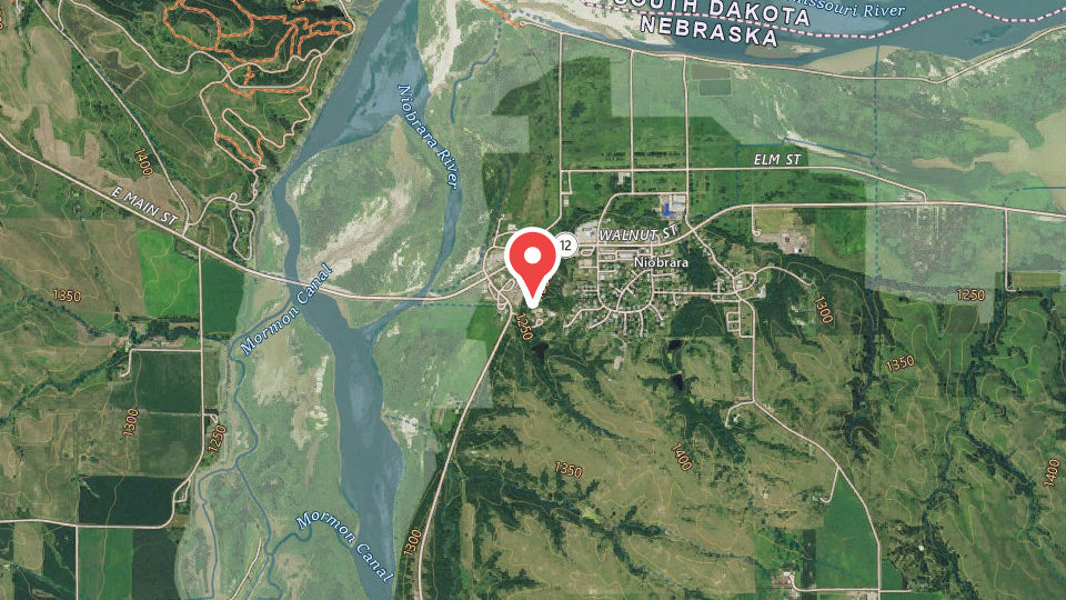 Map of Whitetail River Lodge