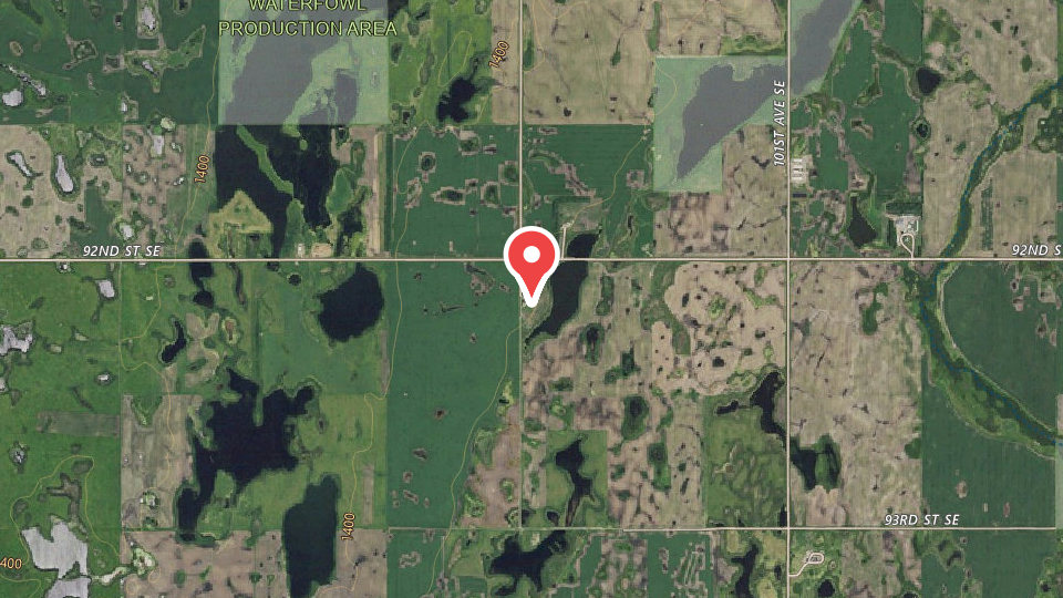 Map of Prairie Pothole Lodge