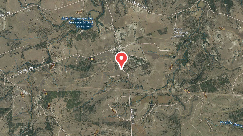 Map of Wild Rocking P Hunting Ranch