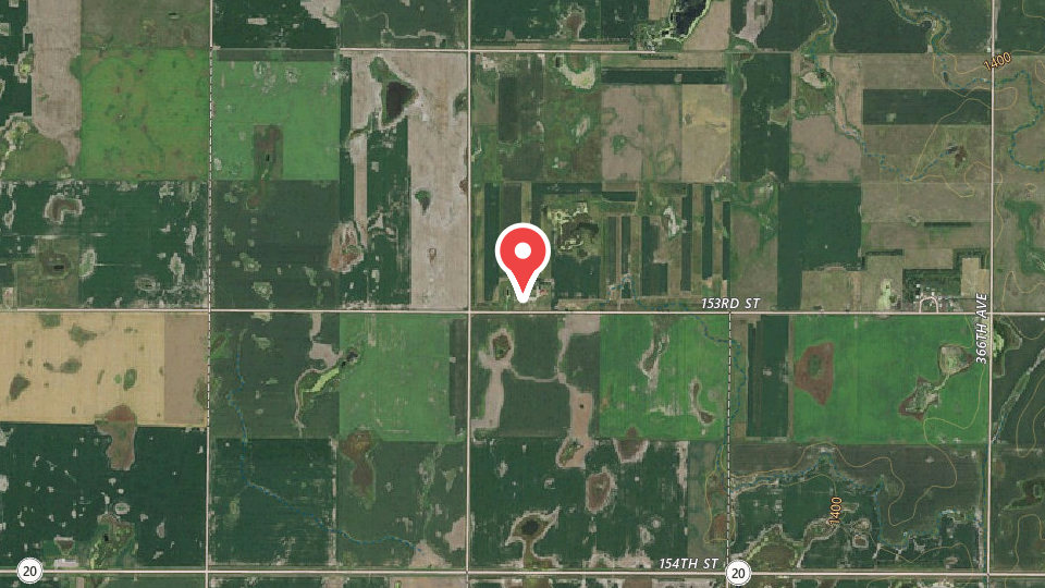 Map of Big Shot Pheasant Lodge