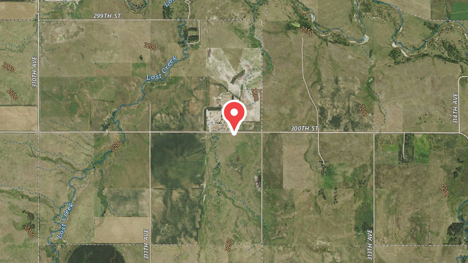 Map of Prairie Legends Outfitters