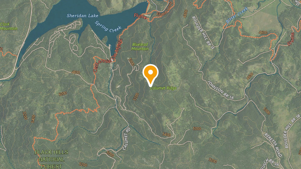 Map of Bogus Trail System