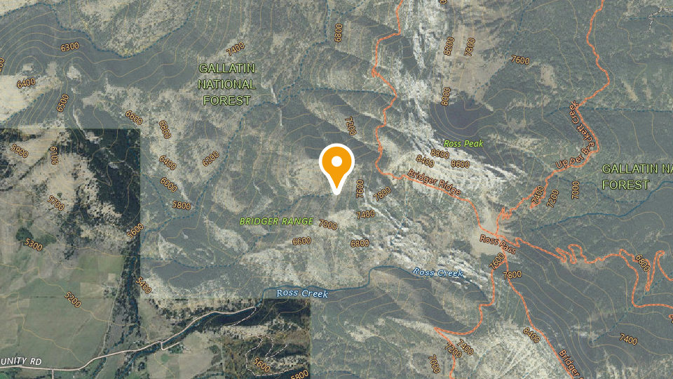 Map of Custer Gallatin NF OHV