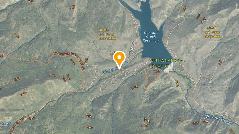 Map of Strawberry OHV Trail
