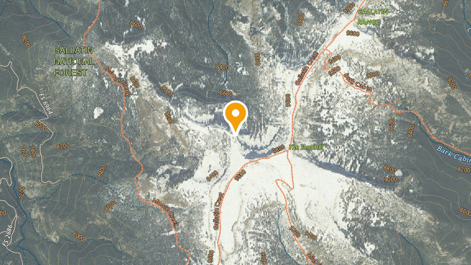 Map of Gallatin National Forest OHV Trails