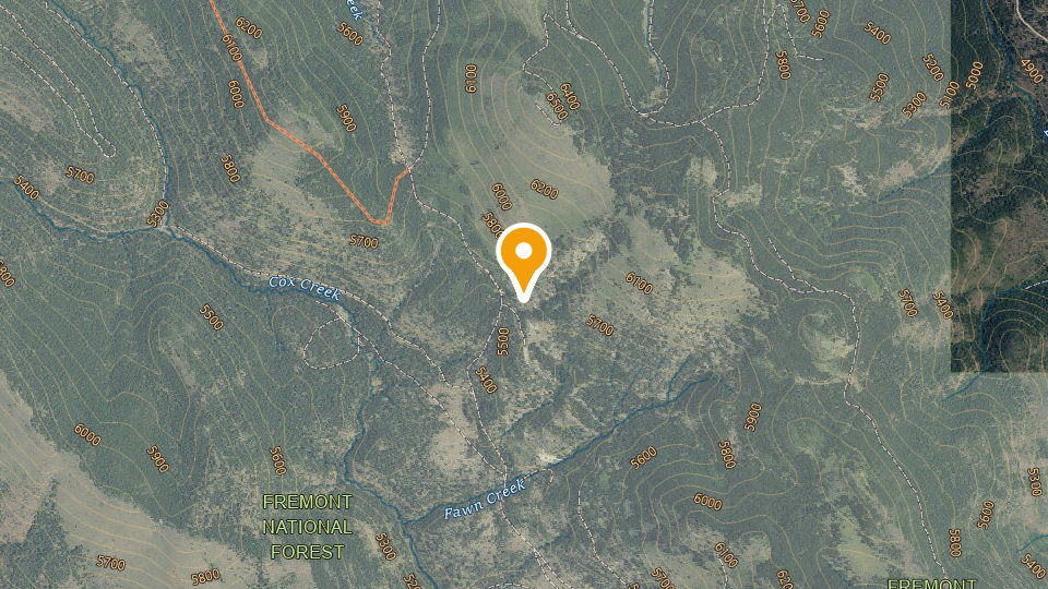 Map of Lakeview OHV Area