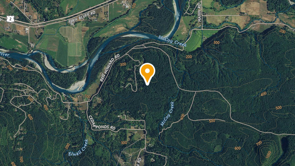 Map of Reiter Foothills ORV Area