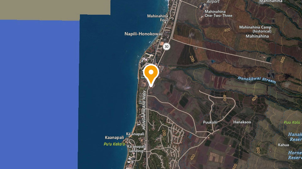 Map of Maui Dune Buggy