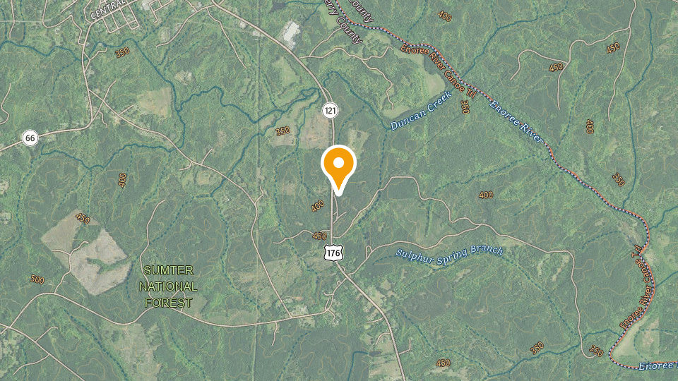 Map of Enoree OHV Trail