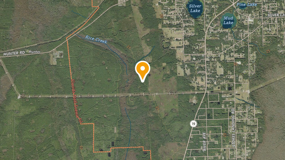 Map of Hog Waller Mud Bog