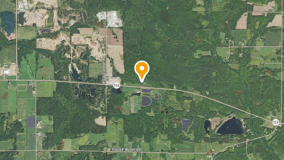 Map of Burma County Forest ATV Trail