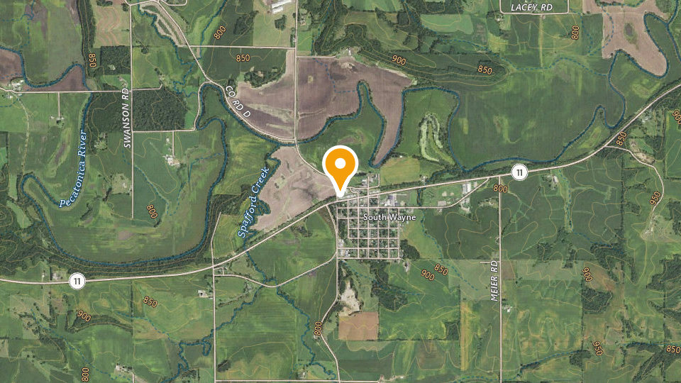 Map of South Wayne ATV Park