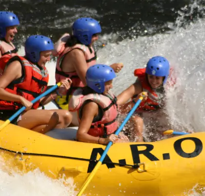 Adirondack River Outfitters Hudson Rafting Base, North River, NY