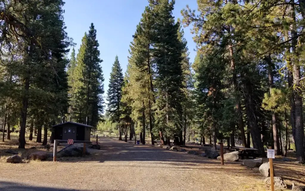 Blue Lake Campground Group Site - Modoc NF, a Forest Service group camp