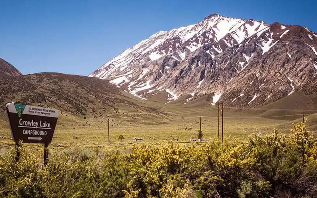 Crowley Lake Campground, a BLM campground