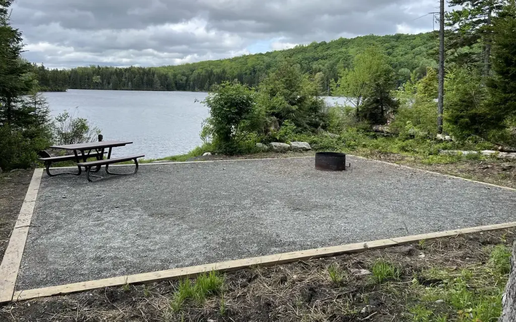 Grout Pond Campground, a Forest Service campground