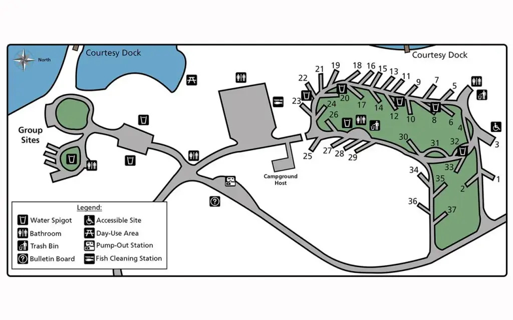 Hunters Campground, a National Park Service campground