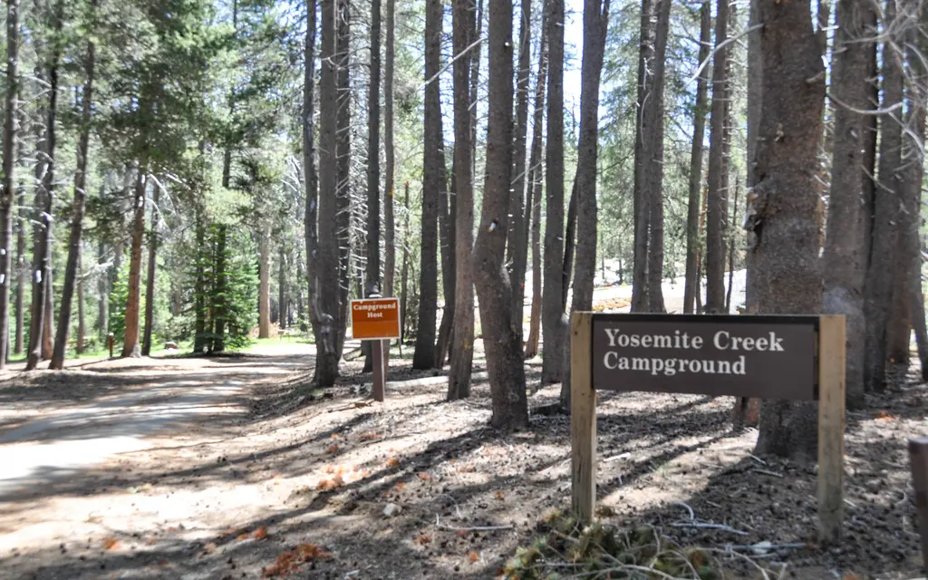 Yosemite Creek Campground, a National Park Service campground
